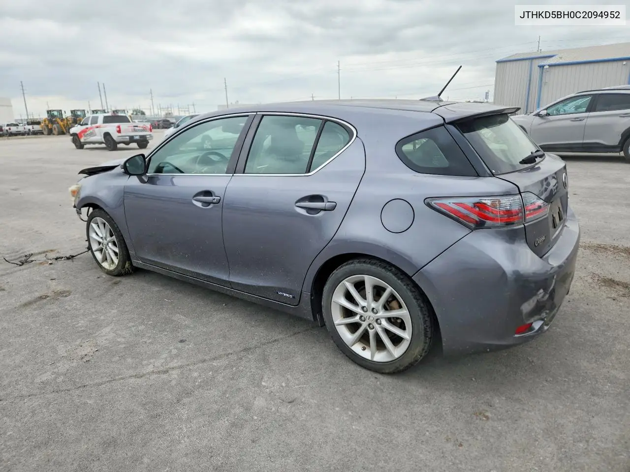 2012 Lexus Ct 200 VIN: JTHKD5BH0C2094952 Lot: 57215846