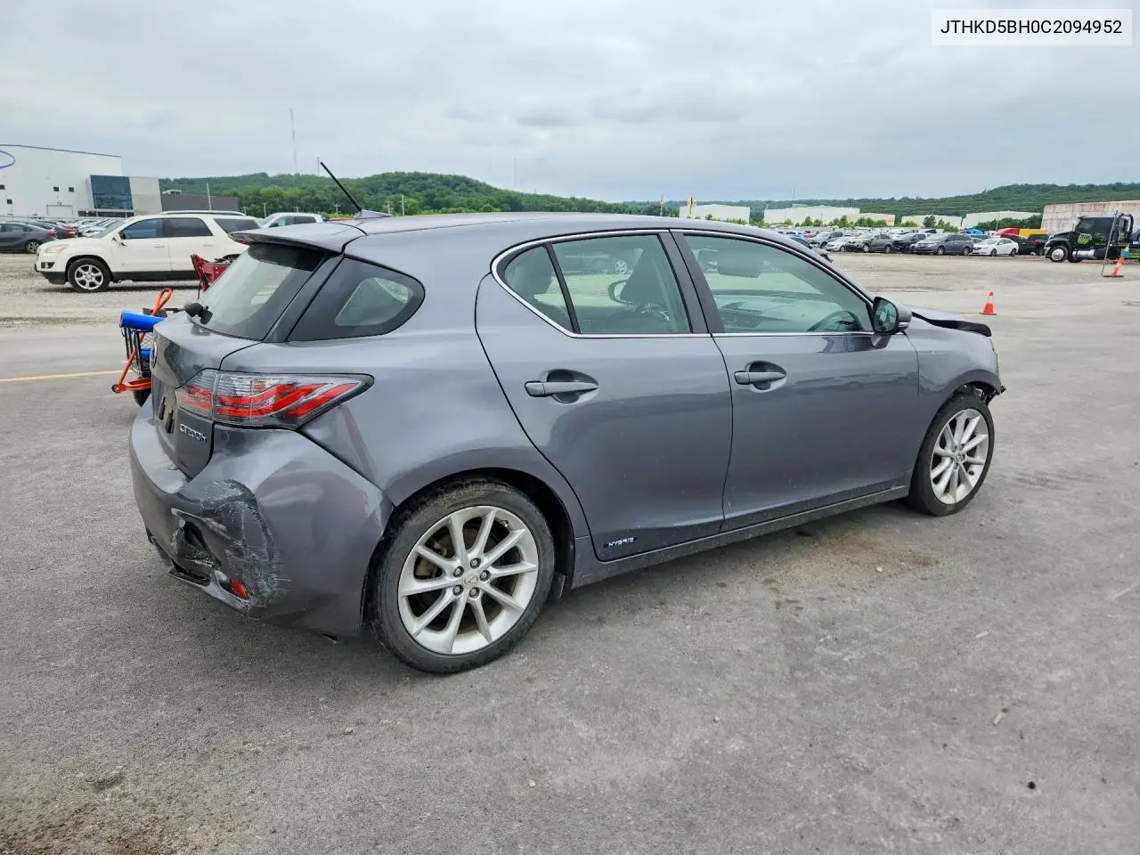 2012 Lexus Ct 200 VIN: JTHKD5BH0C2094952 Lot: 57215846