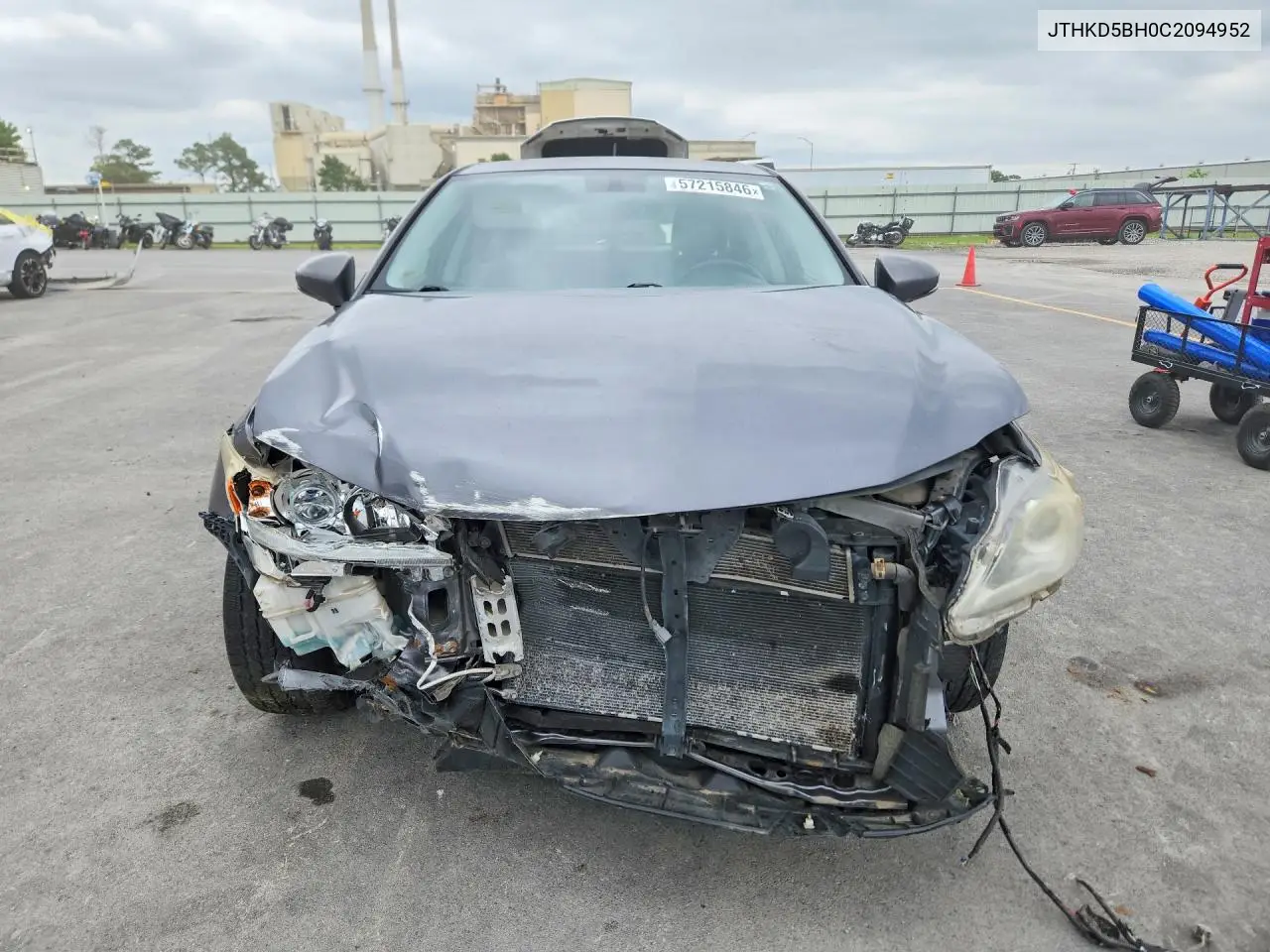 2012 Lexus Ct 200 VIN: JTHKD5BH0C2094952 Lot: 57215846