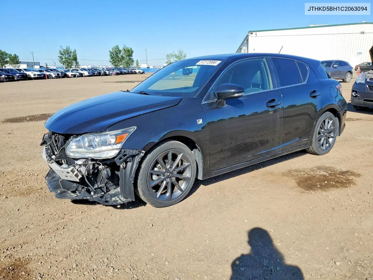 2012 Lexus Ct 200 VIN: JTHKD5BH1C2063094 Lot: 57272896