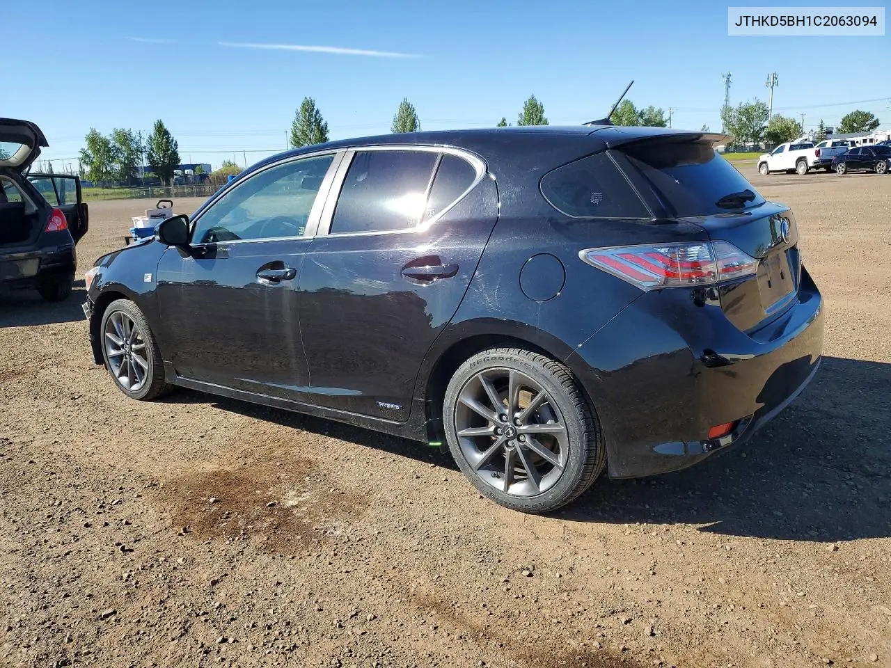 2012 Lexus Ct 200 VIN: JTHKD5BH1C2063094 Lot: 57272896