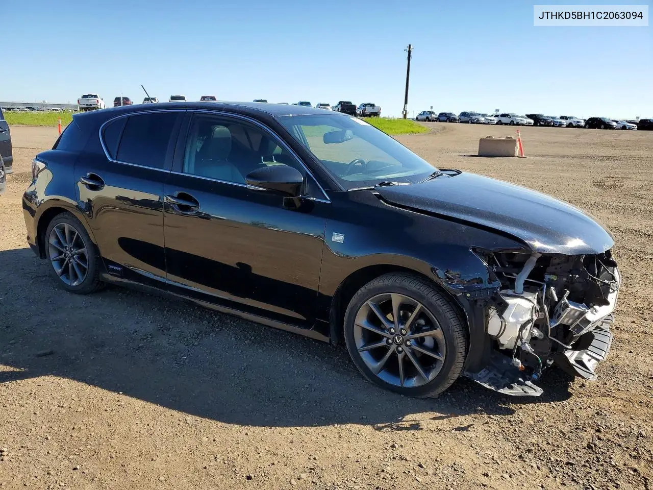 2012 Lexus Ct 200 VIN: JTHKD5BH1C2063094 Lot: 57272896