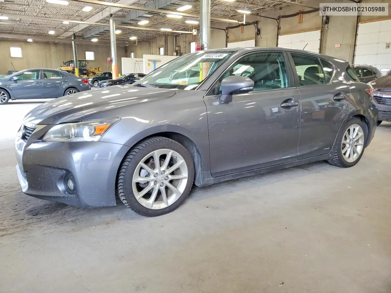 2012 Lexus Ct 200 VIN: JTHKD5BH1C2105988 Lot: 58022136