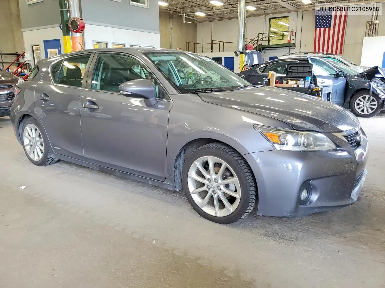2012 Lexus Ct 200 VIN: JTHKD5BH1C2105988 Lot: 58022136