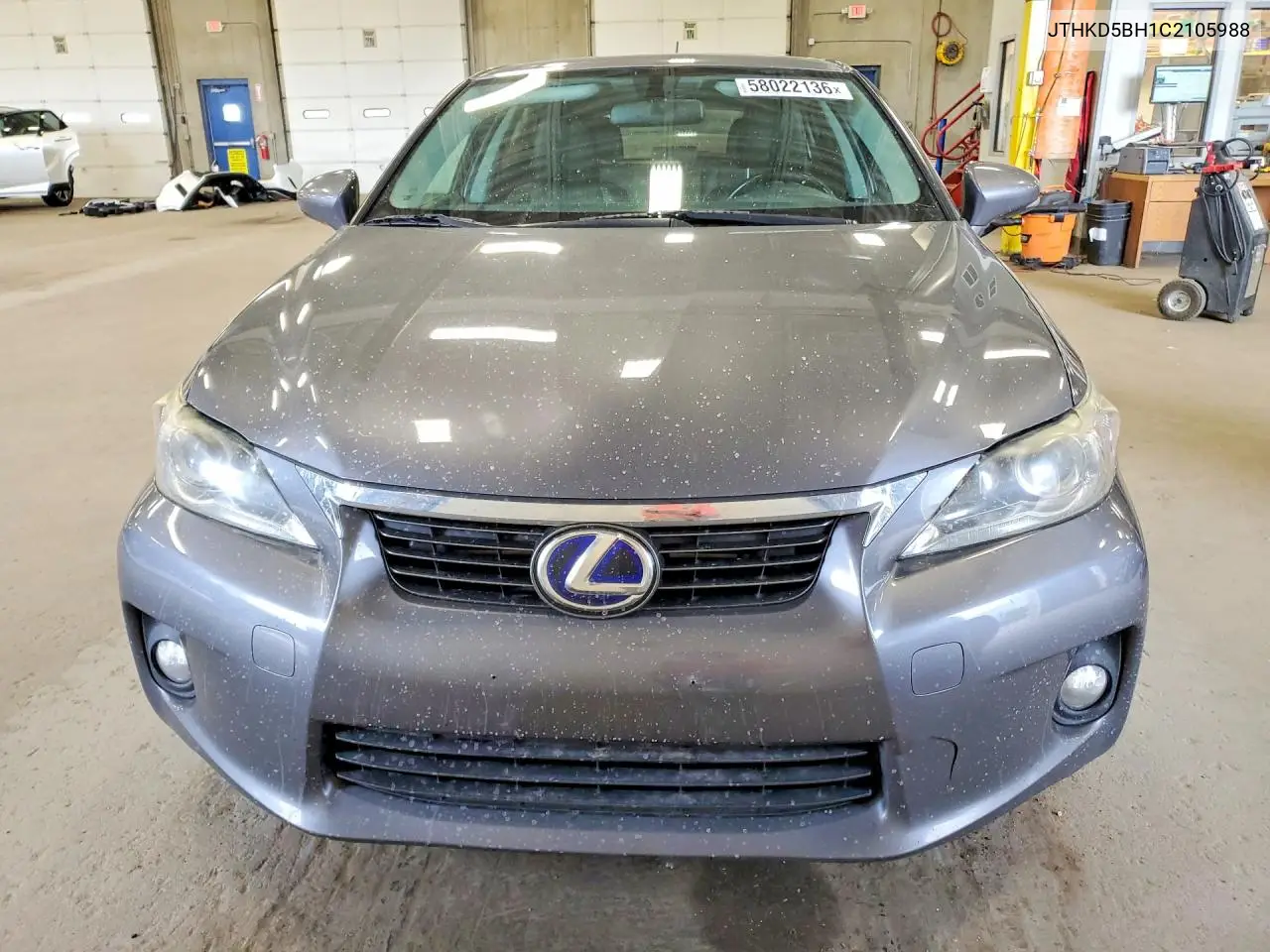 2012 Lexus Ct 200 VIN: JTHKD5BH1C2105988 Lot: 58022136