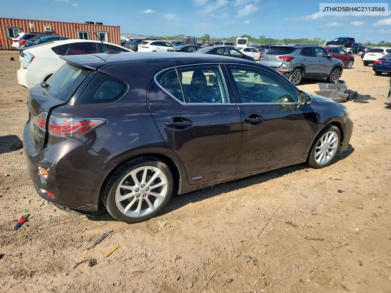 2012 Lexus Ct 200 VIN: JTHKD5BH4C2113566 Lot: 59154556