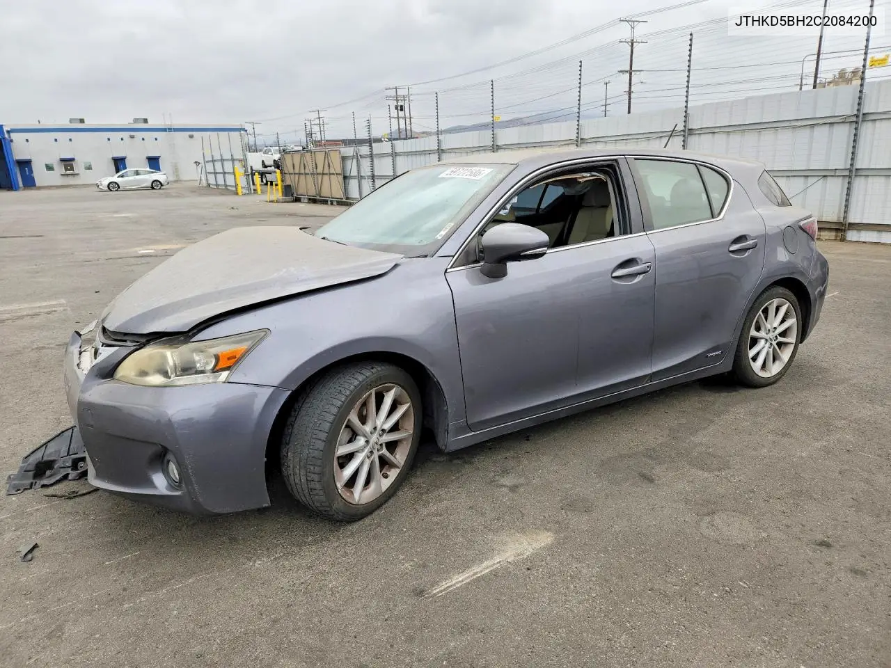 2012 Lexus Ct 200 VIN: JTHKD5BH2C2084200 Lot: 59722586