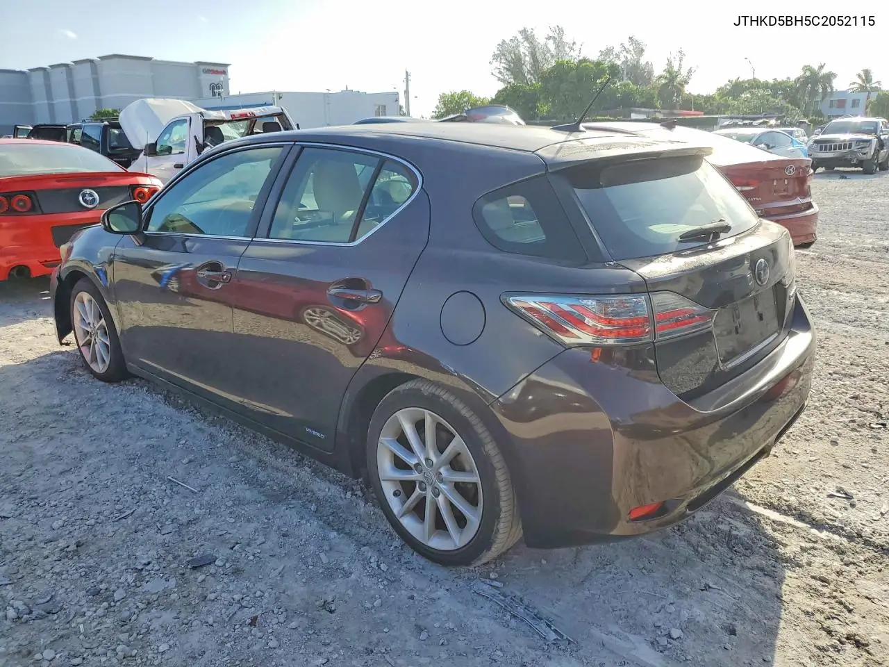 2012 Lexus Ct 200 VIN: JTHKD5BH5C2052115 Lot: 59858486