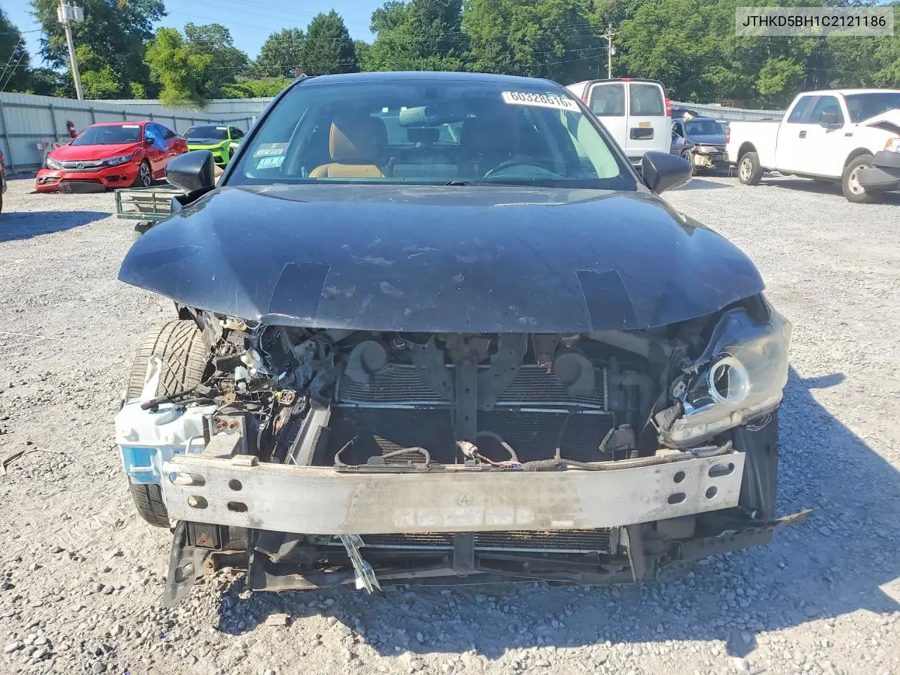 2012 Lexus Ct 200 VIN: JTHKD5BH1C2121186 Lot: 60328616