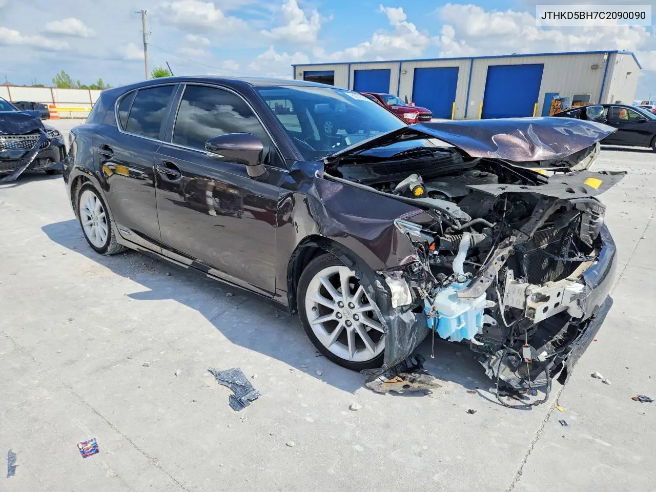 2012 Lexus Ct 200 VIN: JTHKD5BH7C2090090 Lot: 60679046