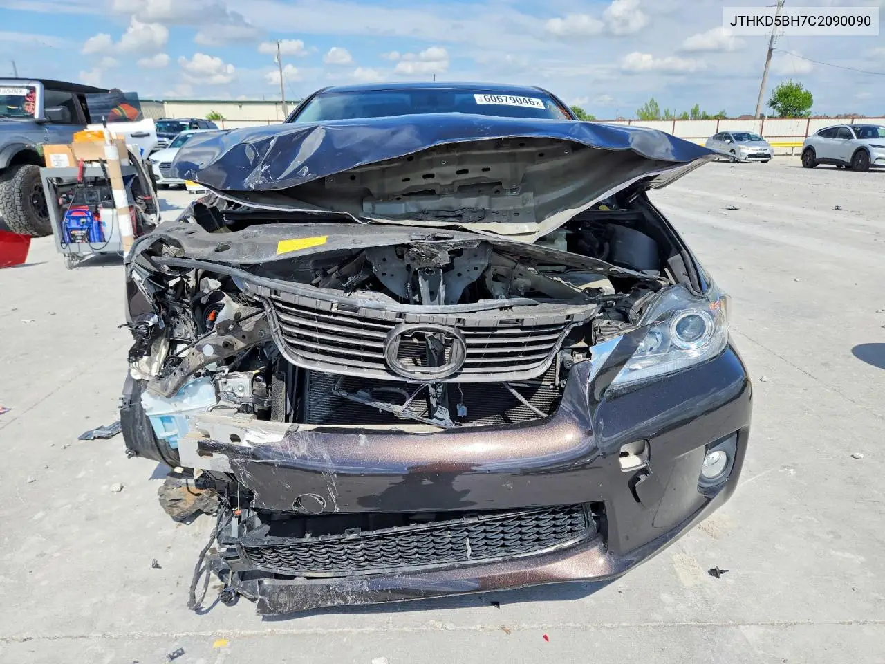 2012 Lexus Ct 200 VIN: JTHKD5BH7C2090090 Lot: 60679046