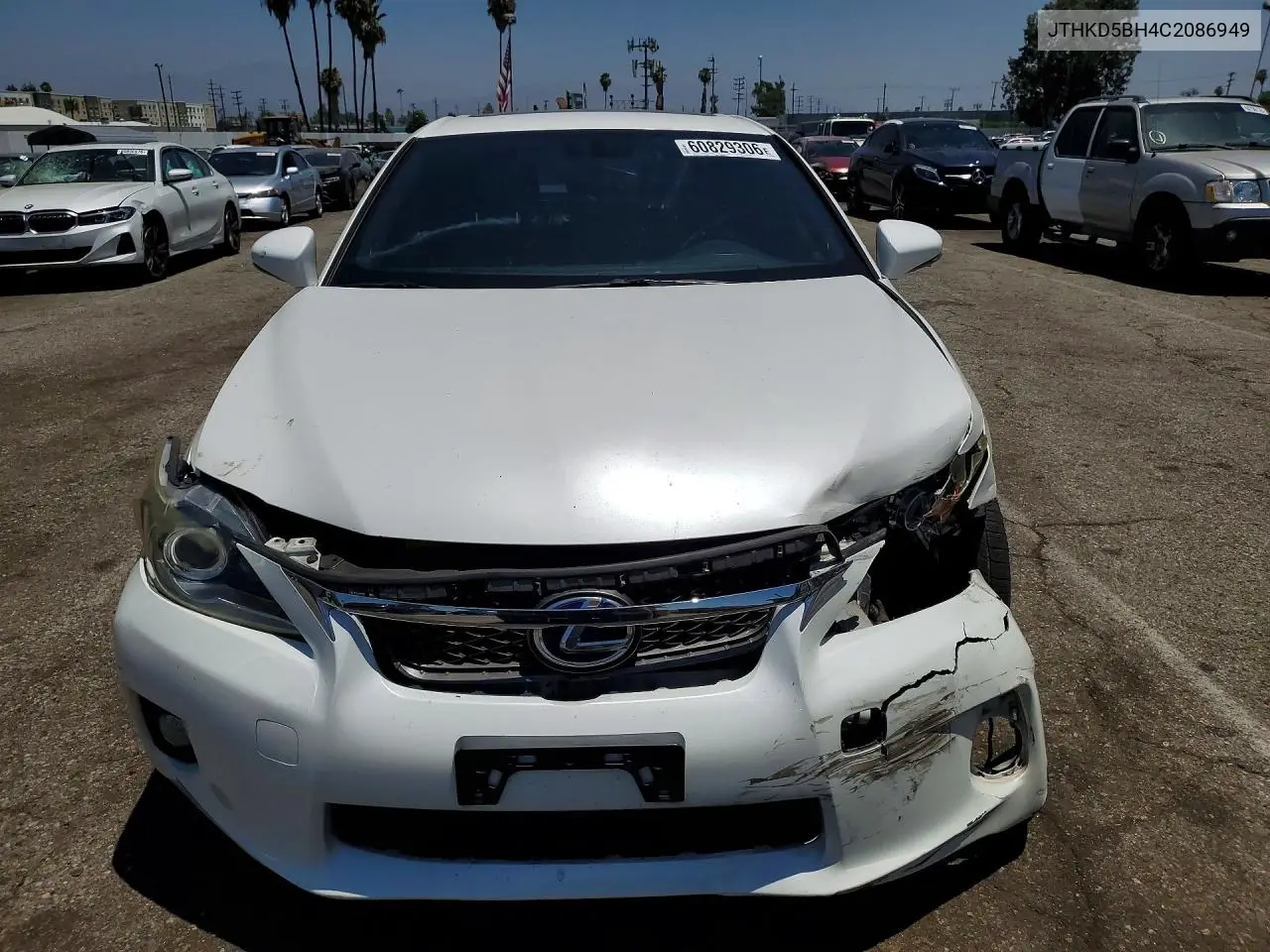 2012 Lexus Ct 200 VIN: JTHKD5BH4C2086949 Lot: 60829306