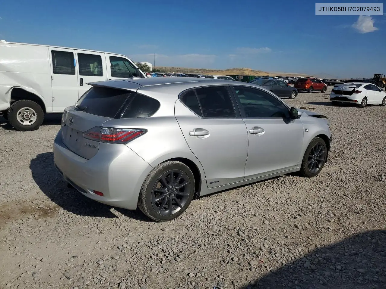 2012 Lexus Ct 200 VIN: JTHKD5BH7C2079493 Lot: 60832196