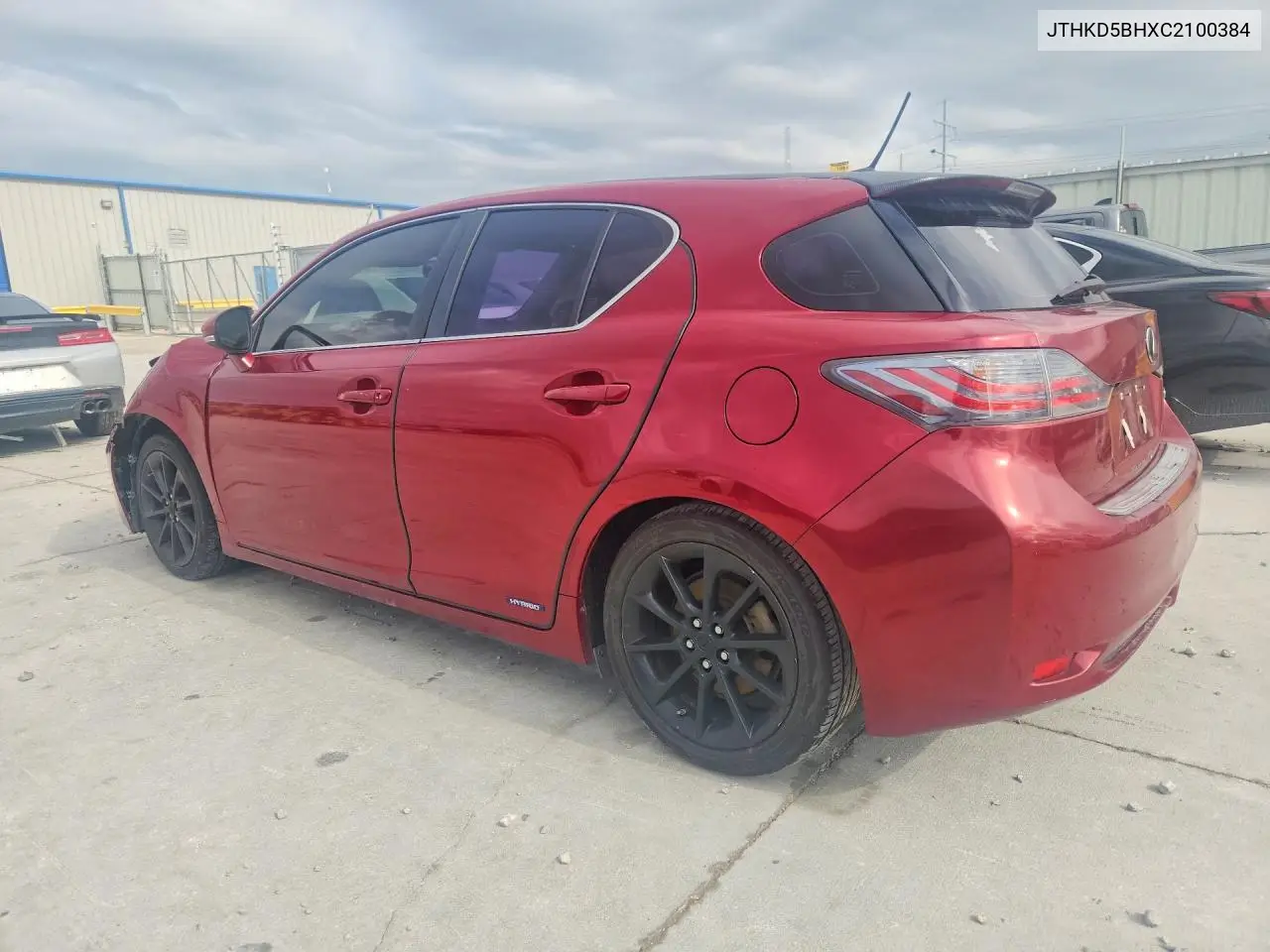 2012 Lexus Ct 200 VIN: JTHKD5BHXC2100384 Lot: 60868746