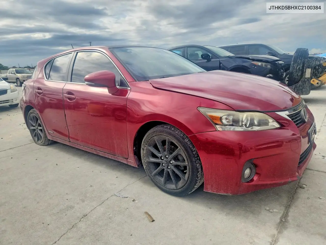 2012 Lexus Ct 200 VIN: JTHKD5BHXC2100384 Lot: 60868746