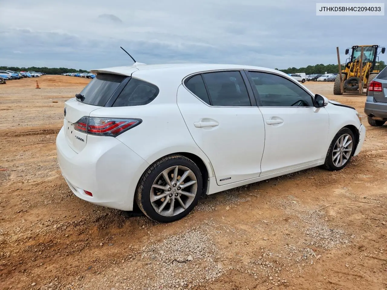 2012 Lexus Ct 200 VIN: JTHKD5BH4C2094033 Lot: 61018686
