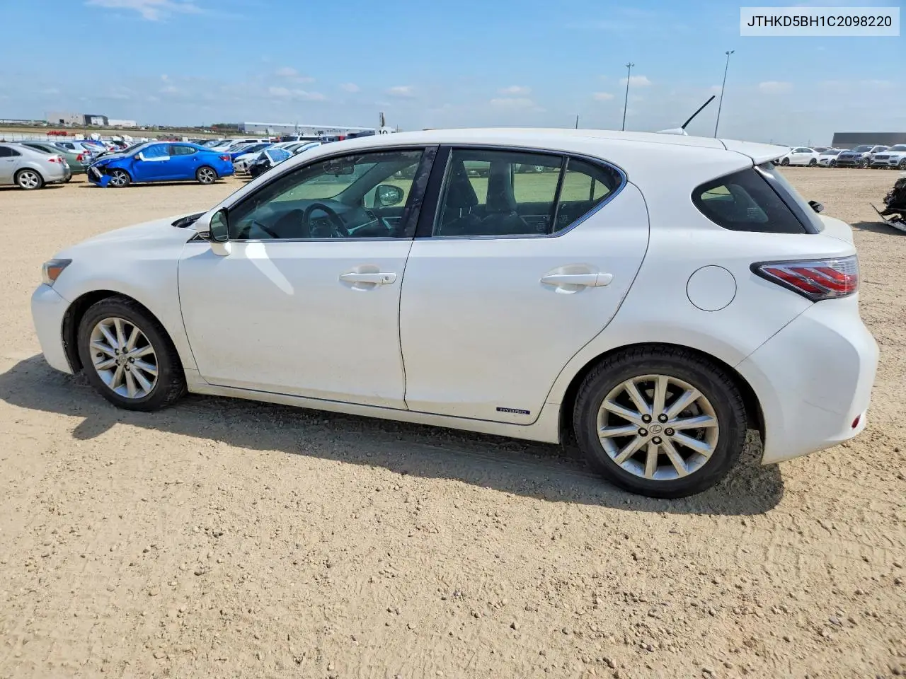 2012 Lexus Ct 200 VIN: JTHKD5BH1C2098220 Lot: 61040716