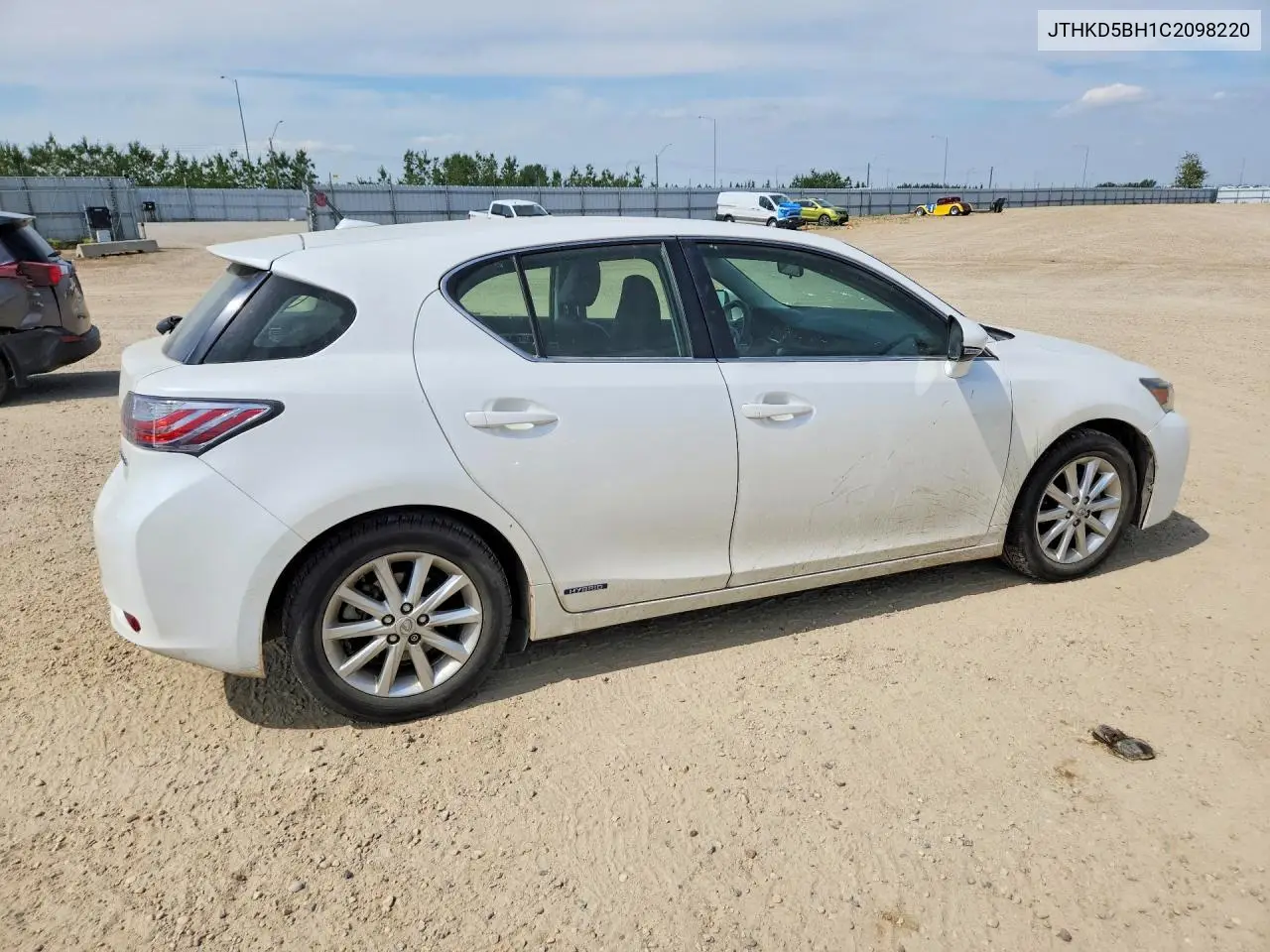2012 Lexus Ct 200 VIN: JTHKD5BH1C2098220 Lot: 61040716