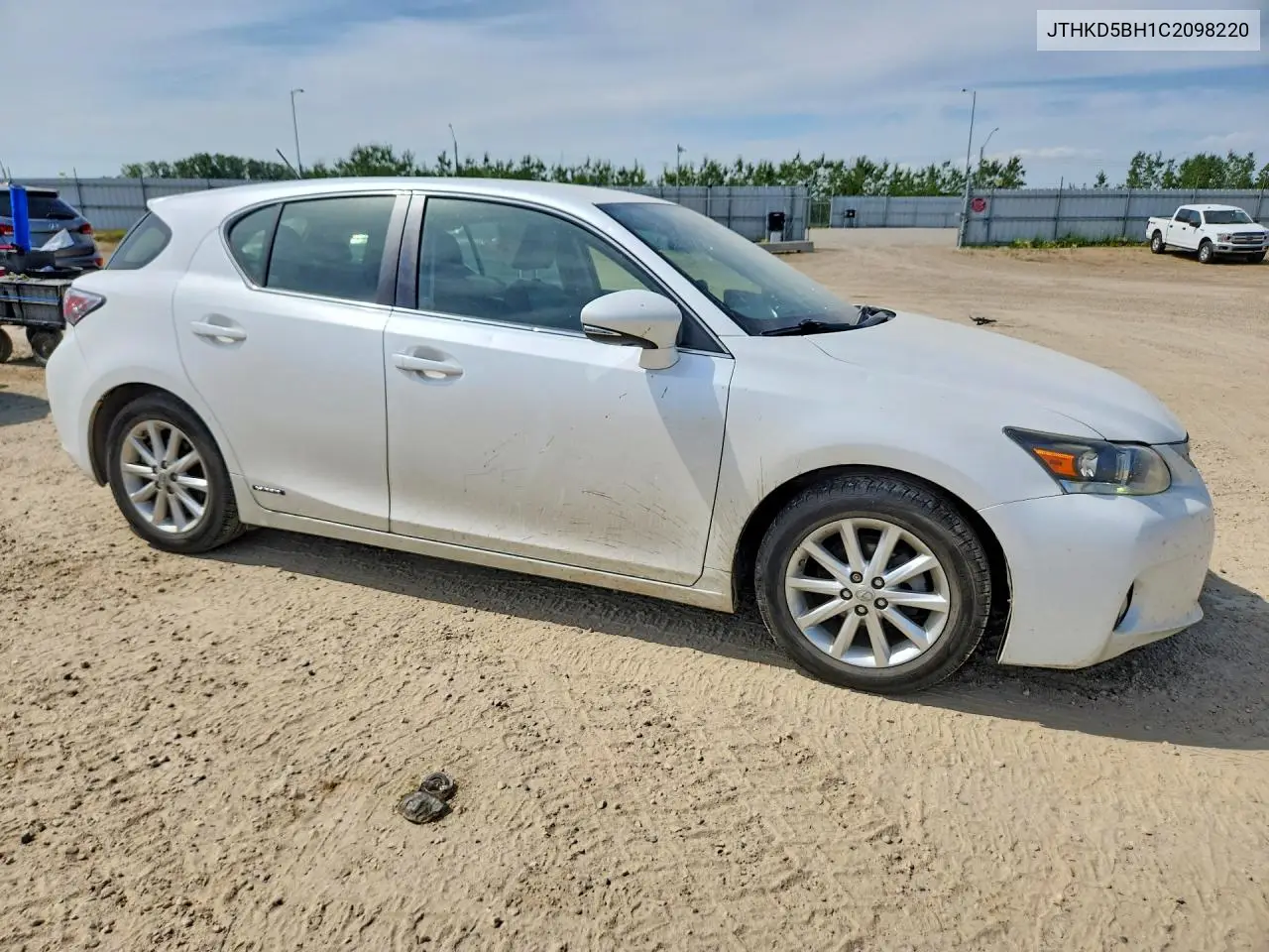 2012 Lexus Ct 200 VIN: JTHKD5BH1C2098220 Lot: 61040716