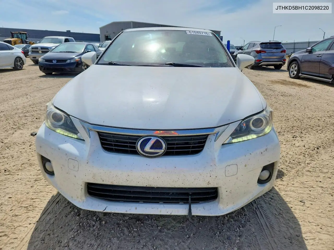 2012 Lexus Ct 200 VIN: JTHKD5BH1C2098220 Lot: 61040716