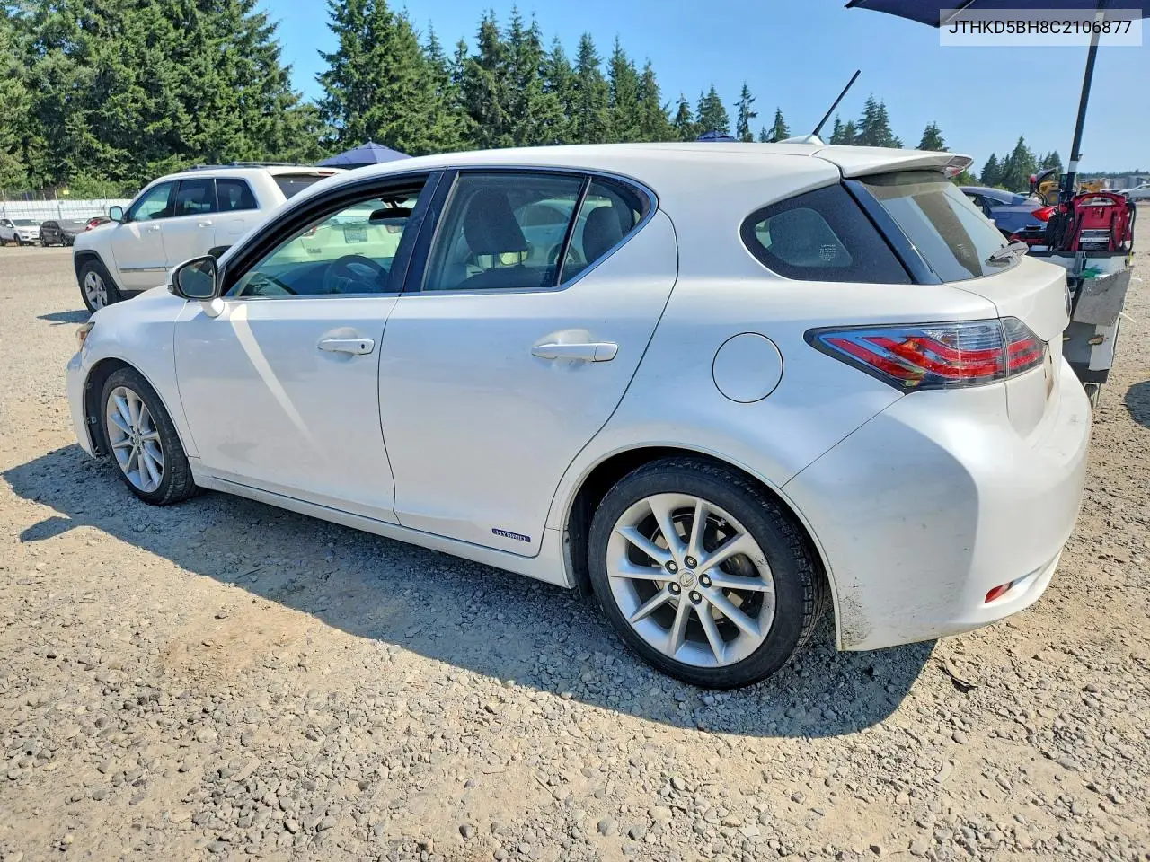2012 Lexus Ct 200 VIN: JTHKD5BH8C2106877 Lot: 61138766