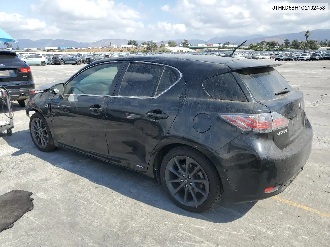 JTHKD5BH1C2102458 2012 Lexus Ct