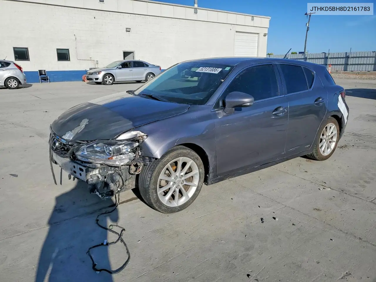 2013 Lexus Ct 200 VIN: JTHKD5BH8D2161783 Lot: 52131886