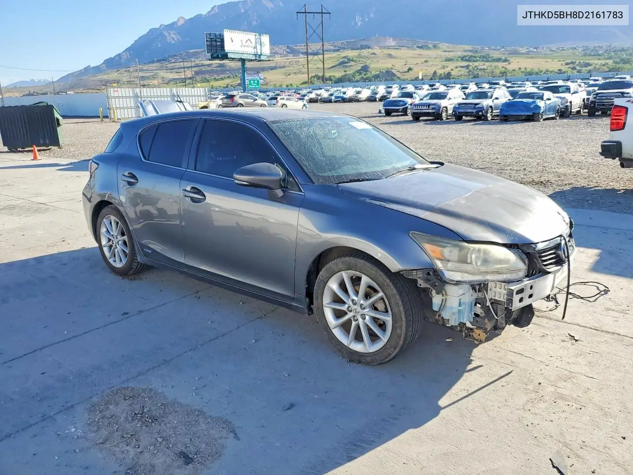 2013 Lexus Ct 200 VIN: JTHKD5BH8D2161783 Lot: 52131886
