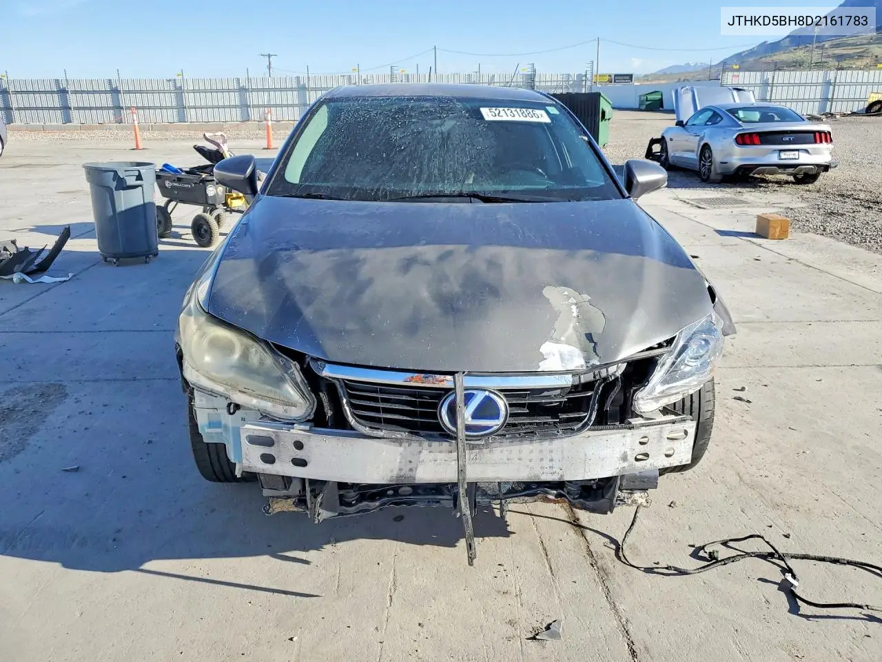 2013 Lexus Ct 200 VIN: JTHKD5BH8D2161783 Lot: 52131886