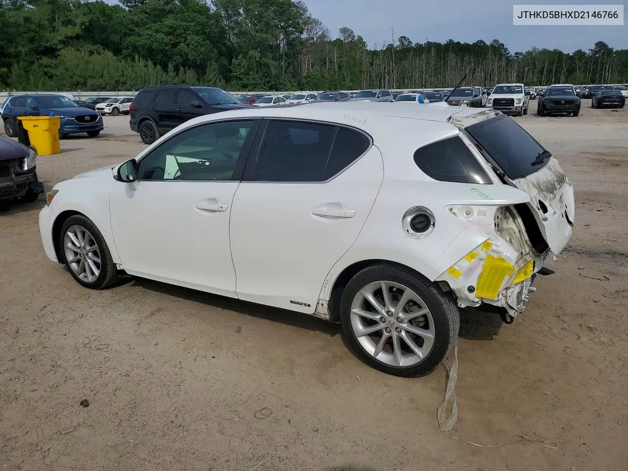 2013 Lexus Ct 200 VIN: JTHKD5BHXD2146766 Lot: 52460516