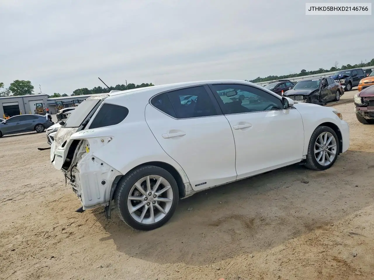 2013 Lexus Ct 200 VIN: JTHKD5BHXD2146766 Lot: 52460516