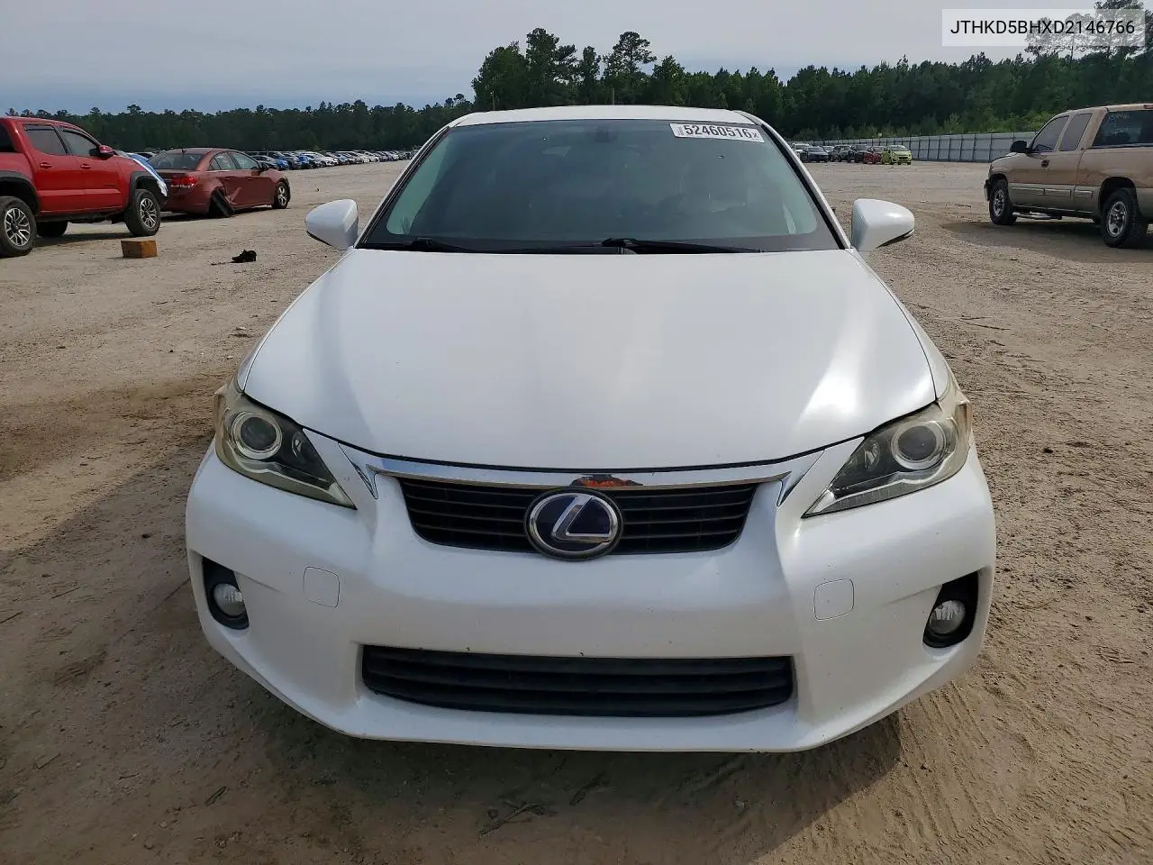 2013 Lexus Ct 200 VIN: JTHKD5BHXD2146766 Lot: 52460516