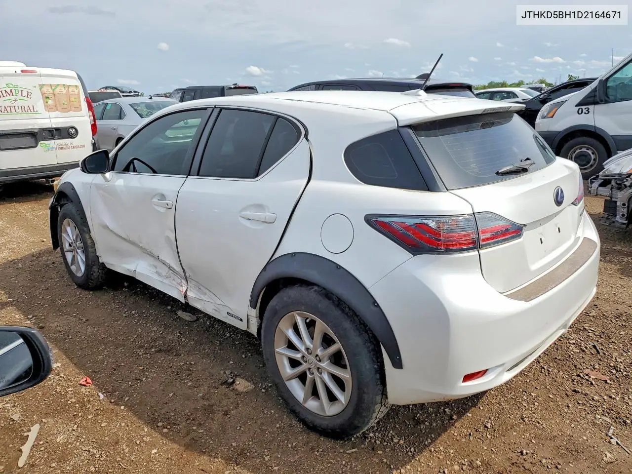 2013 Lexus Ct 200 VIN: JTHKD5BH1D2164671 Lot: 53916676