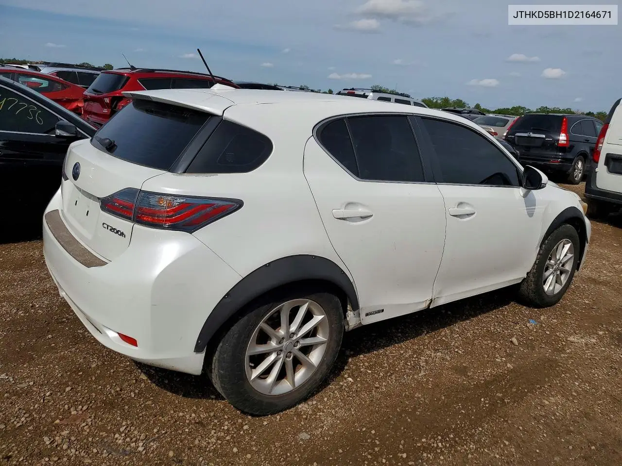 2013 Lexus Ct 200 VIN: JTHKD5BH1D2164671 Lot: 53916676