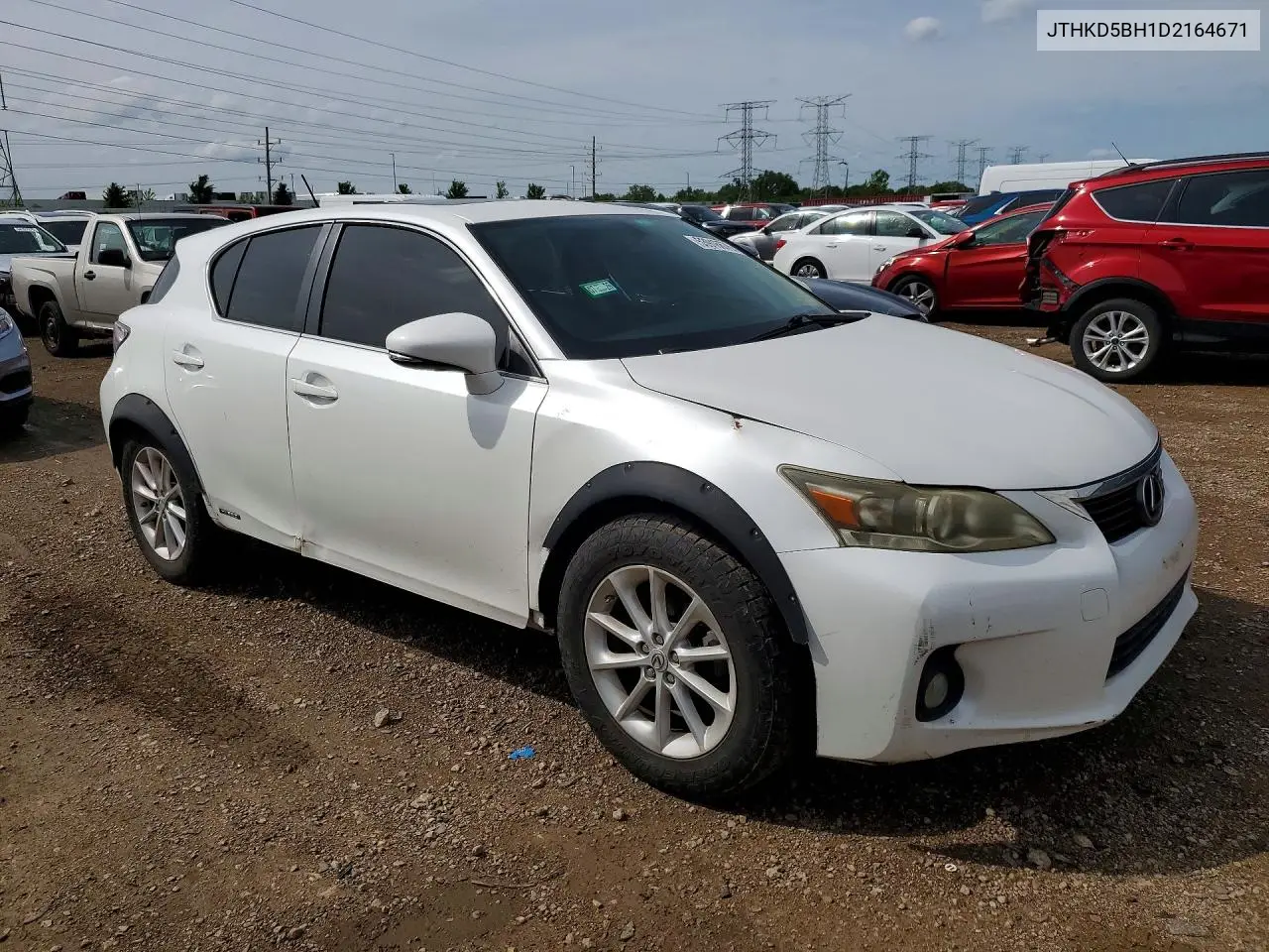 2013 Lexus Ct 200 VIN: JTHKD5BH1D2164671 Lot: 53916676