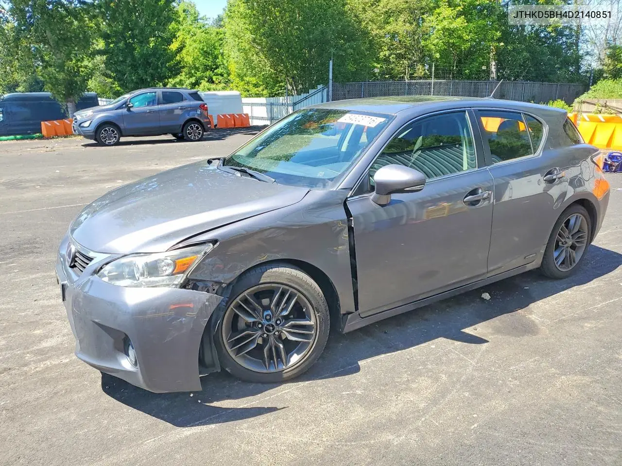 2013 Lexus Ct 200 VIN: JTHKD5BH4D2140851 Lot: 54303716