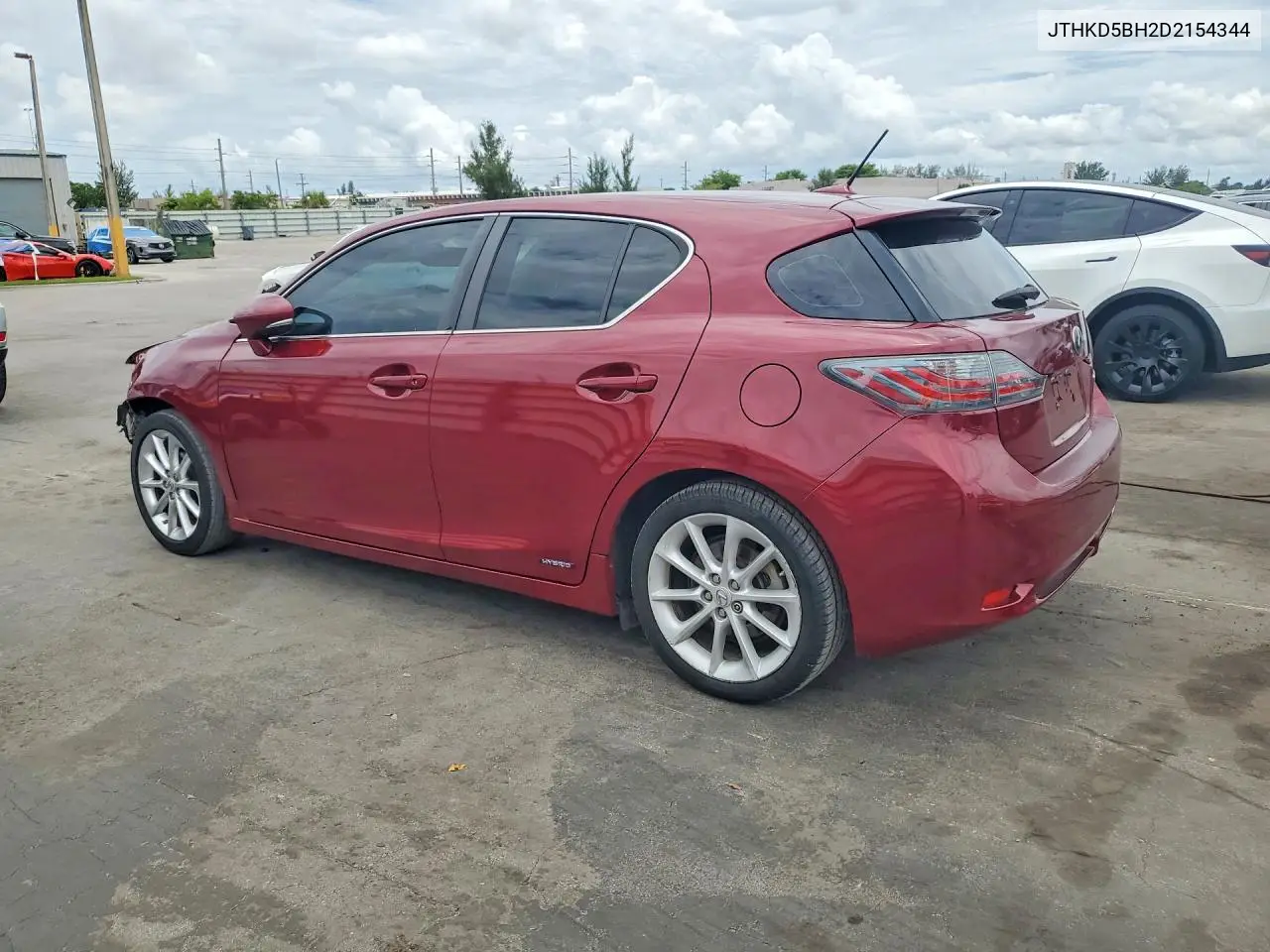 2013 Lexus Ct 200 VIN: JTHKD5BH2D2154344 Lot: 56425116