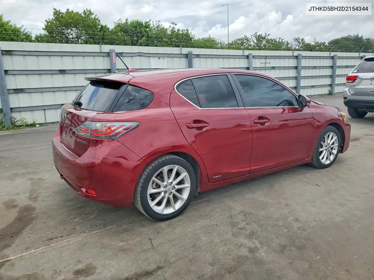 2013 Lexus Ct 200 VIN: JTHKD5BH2D2154344 Lot: 56425116