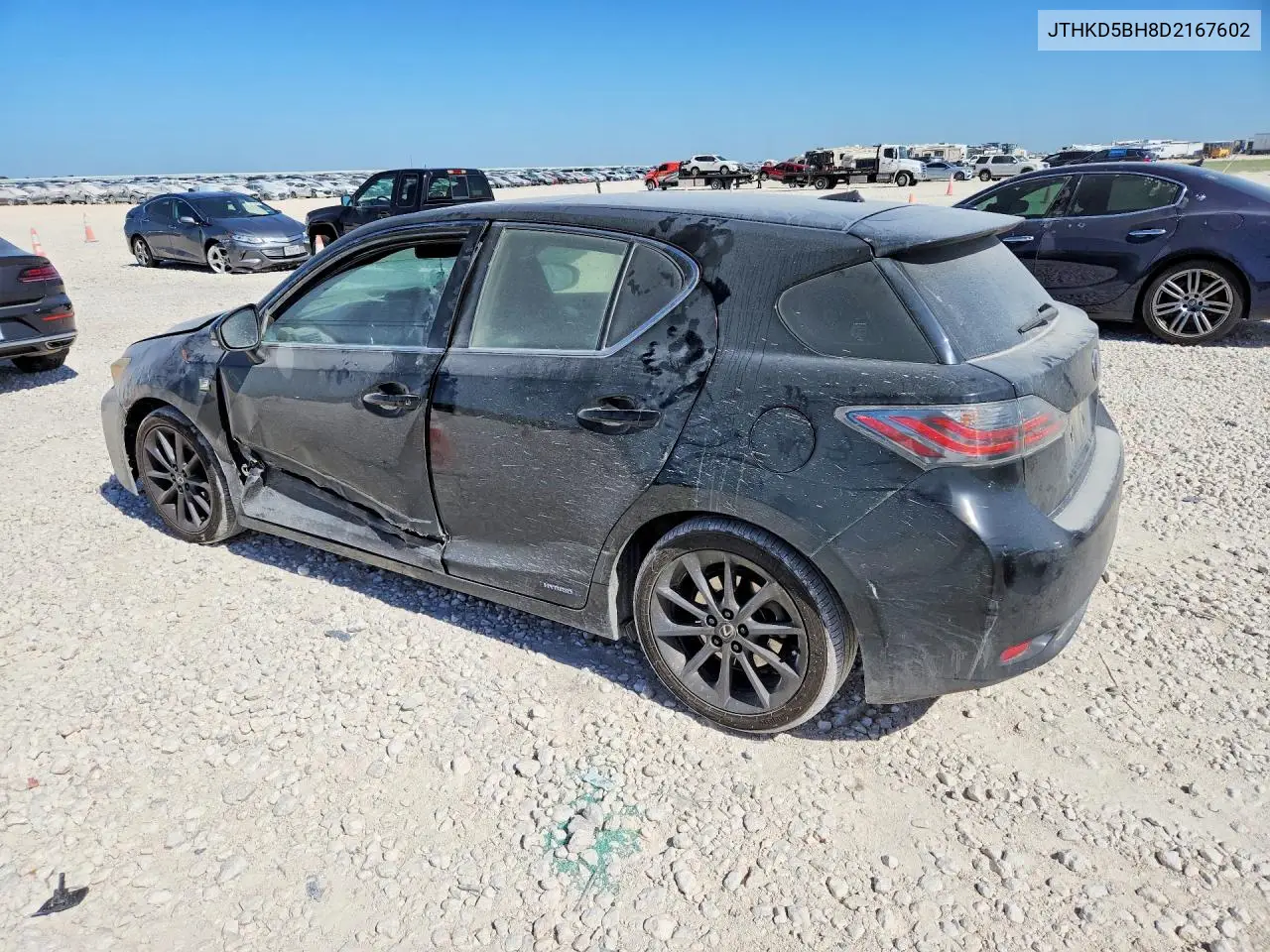 2013 Lexus Ct 200 VIN: JTHKD5BH8D2167602 Lot: 57775476
