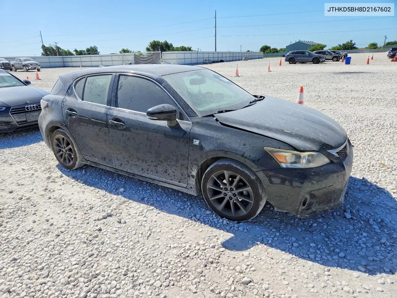 2013 Lexus Ct 200 VIN: JTHKD5BH8D2167602 Lot: 57775476