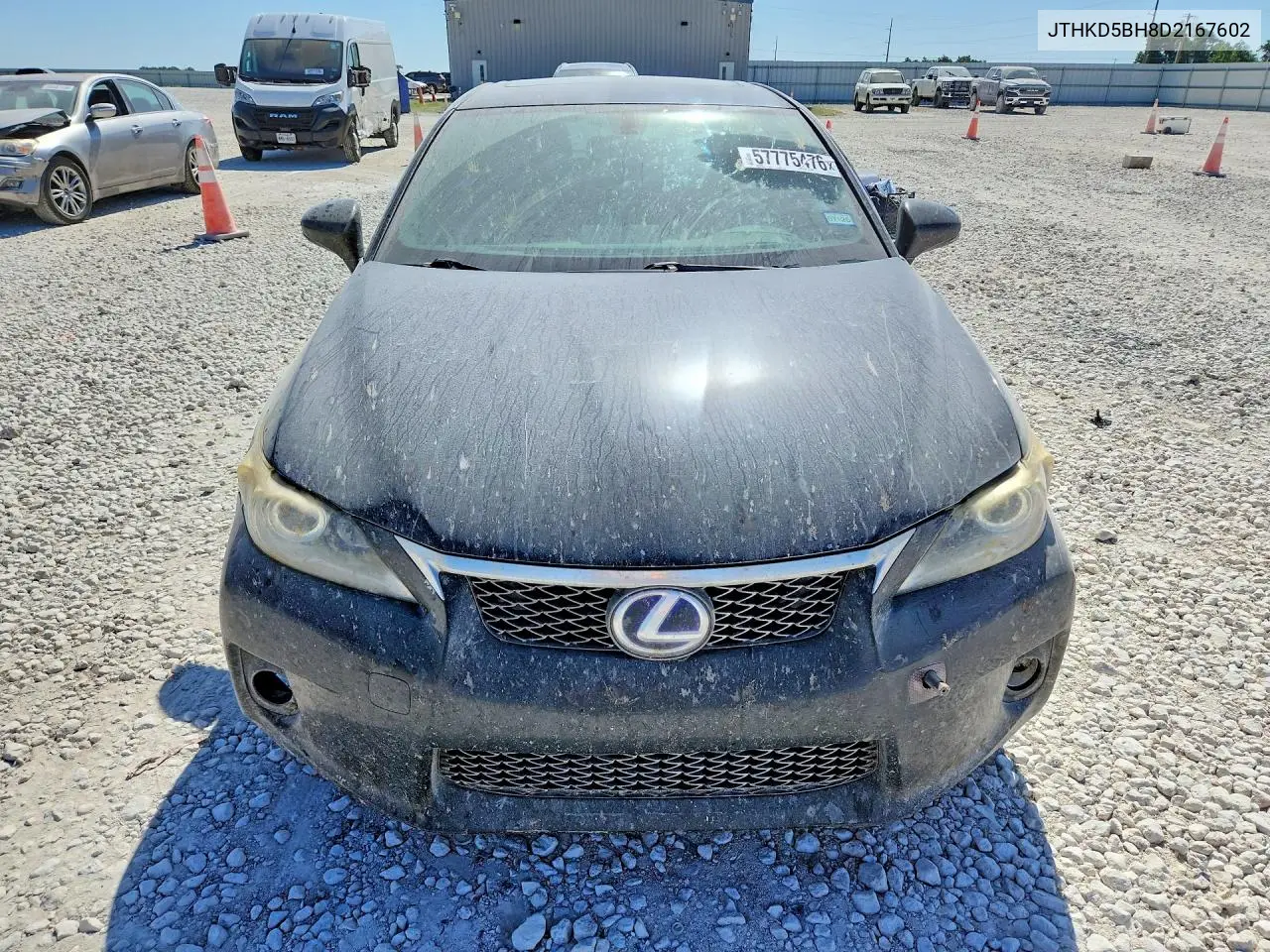 2013 Lexus Ct 200 VIN: JTHKD5BH8D2167602 Lot: 57775476