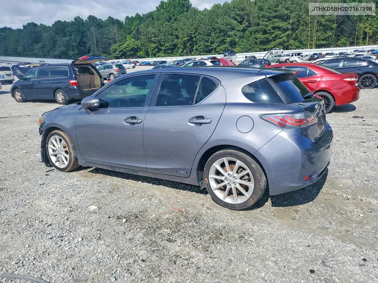 2013 Lexus Ct 200 VIN: JTHKD5BH2D2167398 Lot: 57950356
