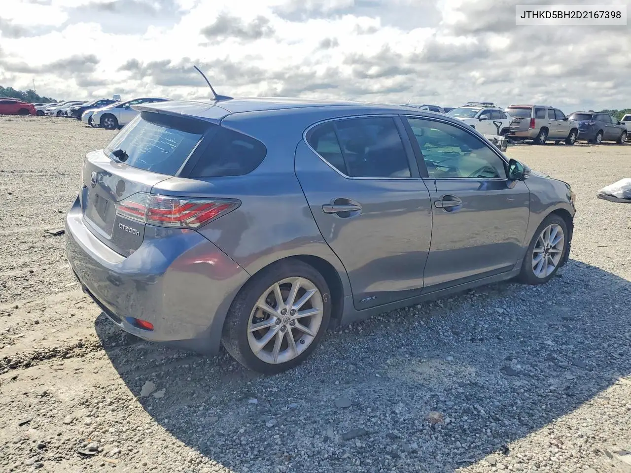 2013 Lexus Ct 200 VIN: JTHKD5BH2D2167398 Lot: 57950356