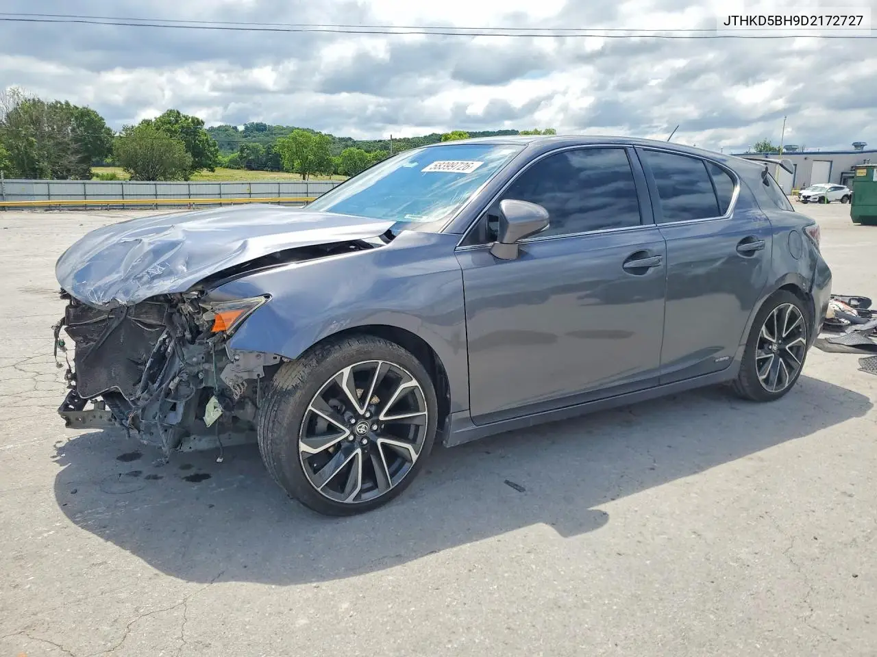 2013 Lexus Ct 200 VIN: JTHKD5BH9D2172727 Lot: 58399726