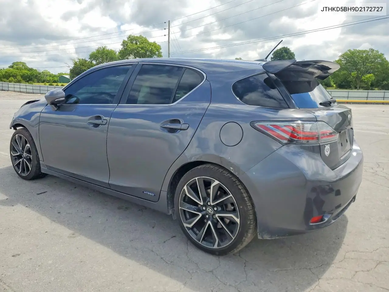 2013 Lexus Ct 200 VIN: JTHKD5BH9D2172727 Lot: 58399726
