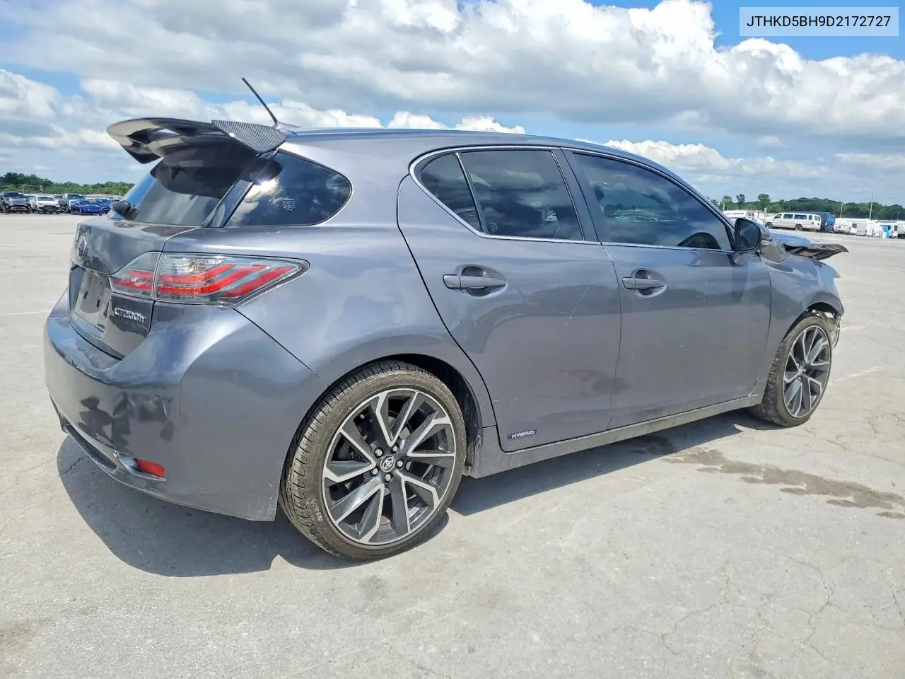2013 Lexus Ct 200 VIN: JTHKD5BH9D2172727 Lot: 58399726
