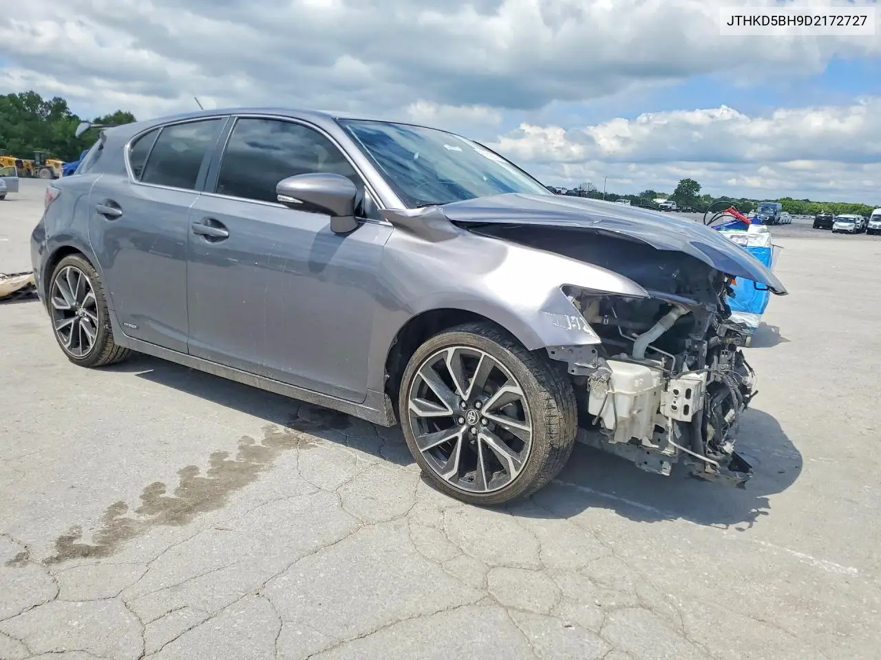 2013 Lexus Ct 200 VIN: JTHKD5BH9D2172727 Lot: 58399726