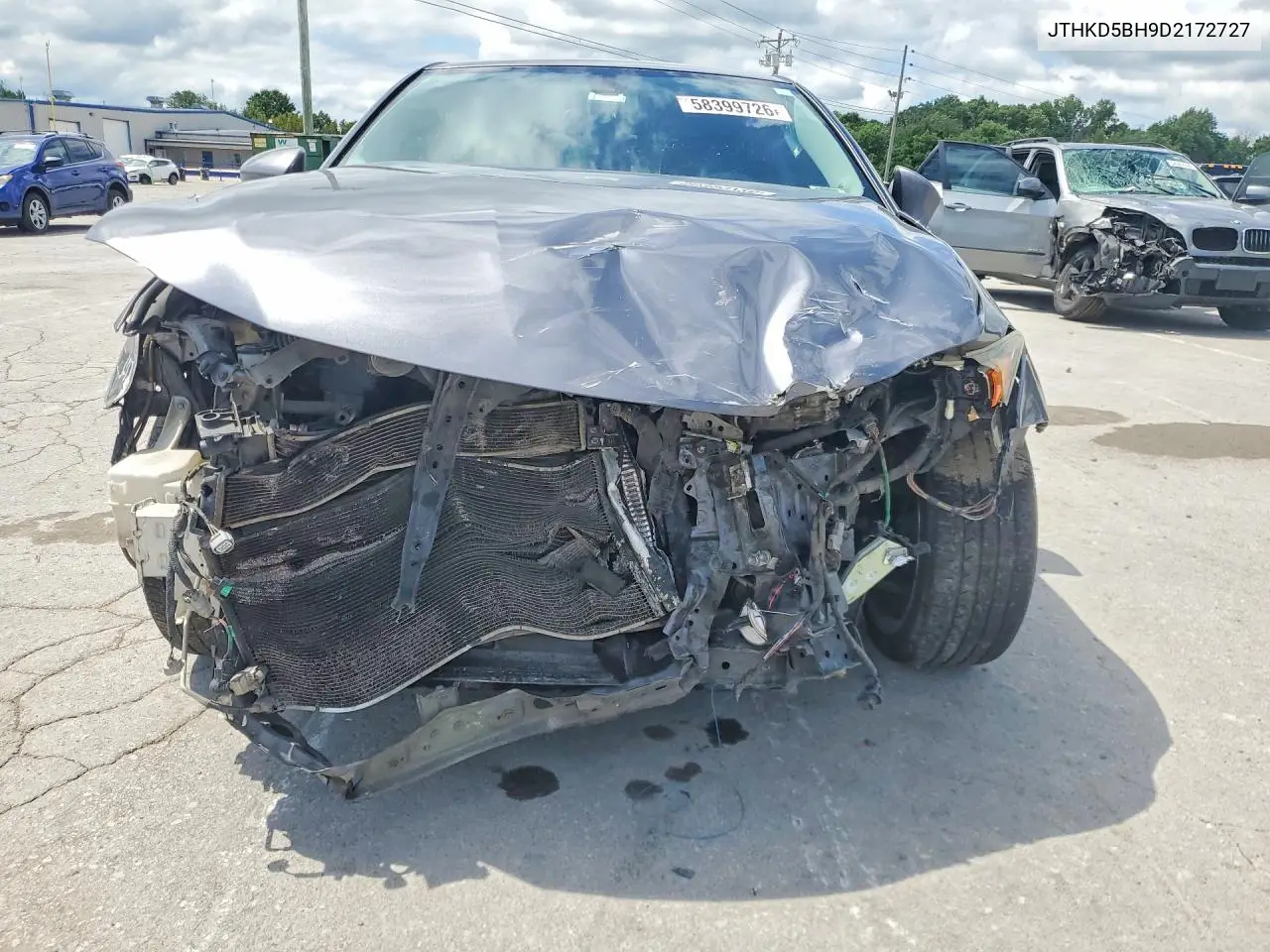 2013 Lexus Ct 200 VIN: JTHKD5BH9D2172727 Lot: 58399726