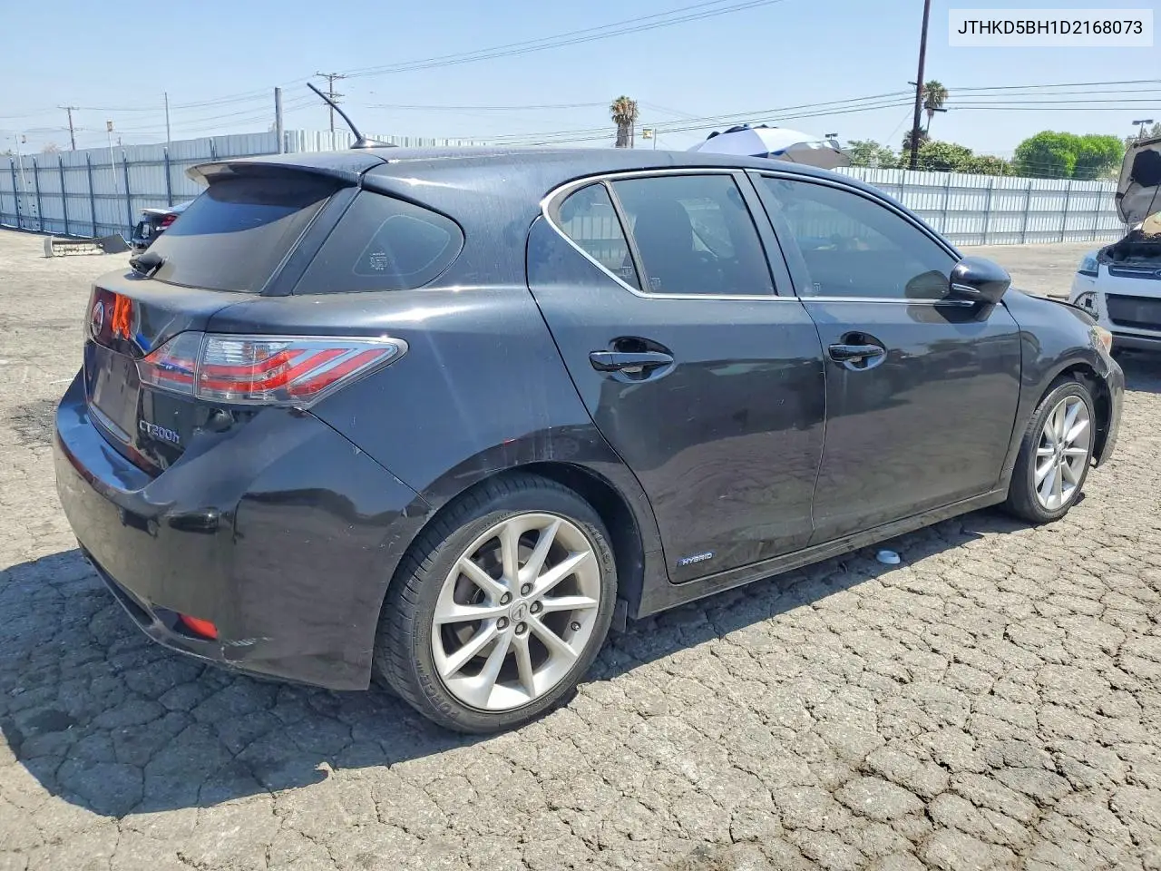 2013 Lexus Ct 200 VIN: JTHKD5BH1D2168073 Lot: 58623606