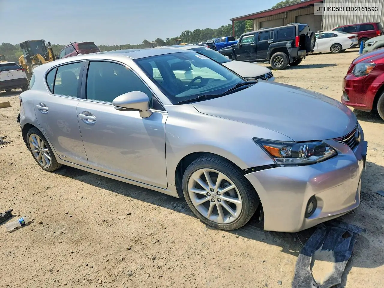 2013 Lexus Ct 200 VIN: JTHKD5BH3D2161593 Lot: 58709876